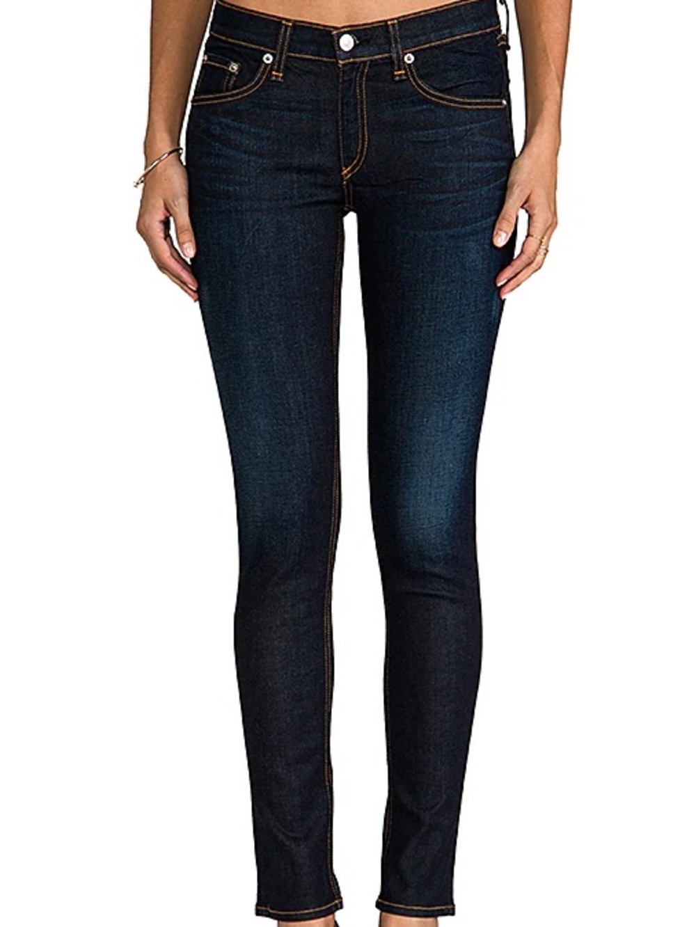 Rag & Bone Kensington Skinny Jeans Size 29 in Coal